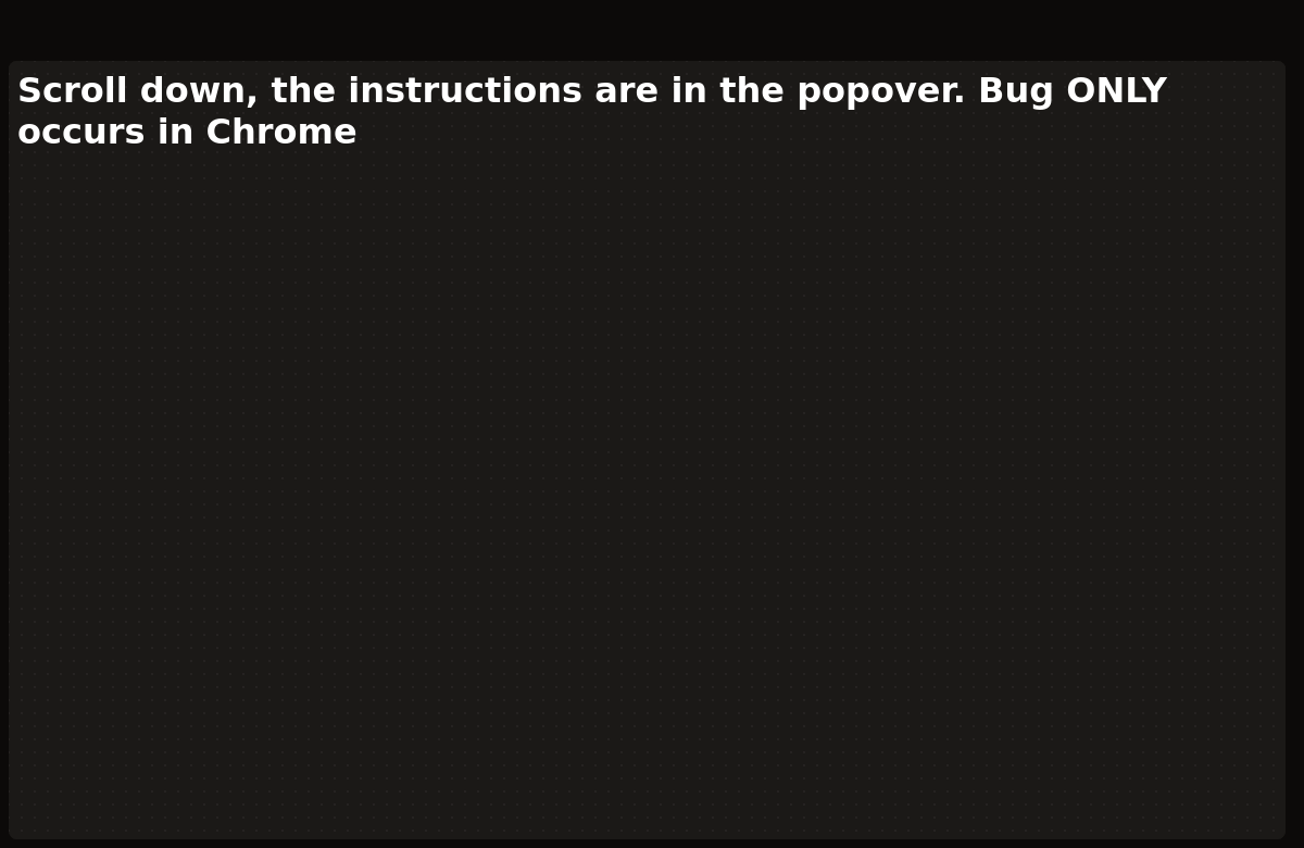 CSS Popover + Anchor API Bug