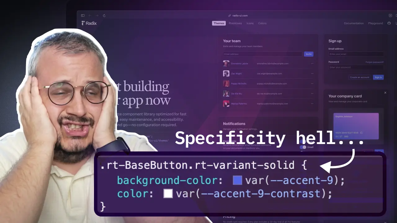 Video cover image of video: WHY is Radix Themes Build This Way.. CSS Cascade Layers to the rescue!
